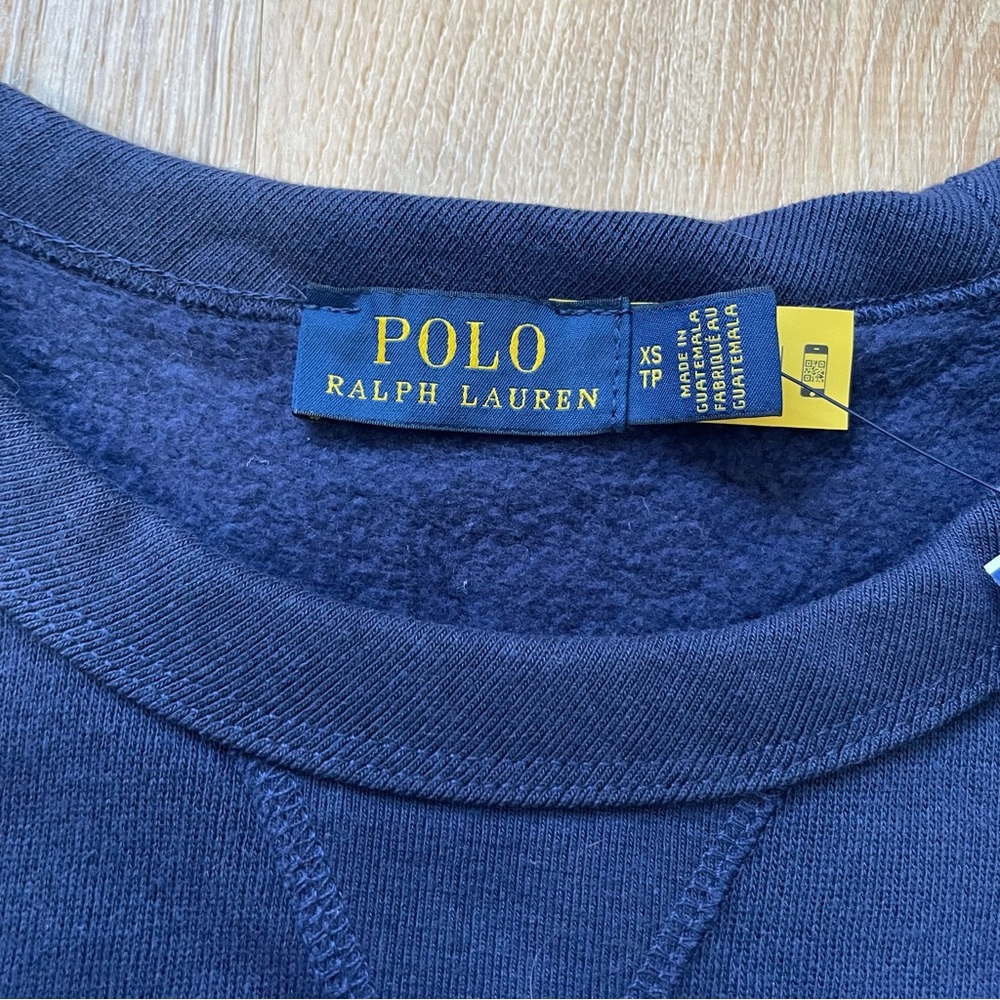 New Polo by Ralph Lauren women’s Navy crewneck sweater - Picture 3 of 5